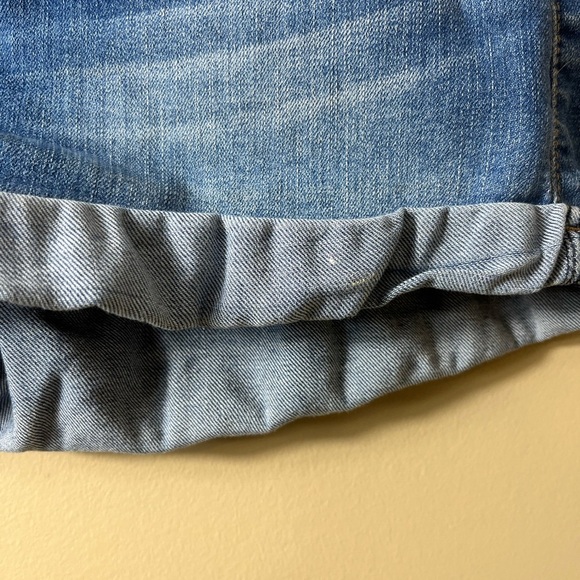 Tinseltown ButtonFly Cuffed Denim Shorts Size 5 Casual Y2K - Picture 7 of 7